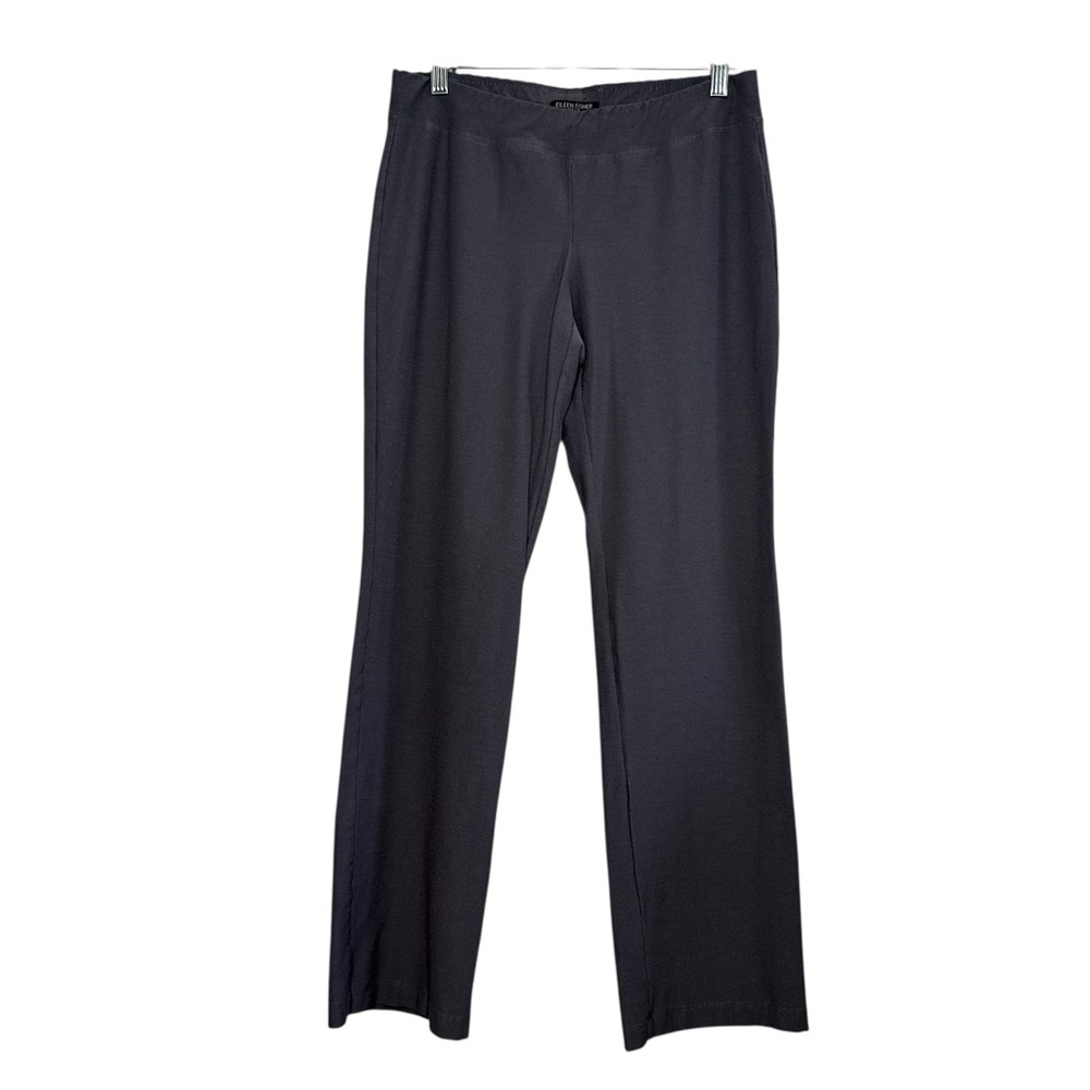 Eileen Fisher Women's Gray Stretch Pull-On Crepe Pants Size PS